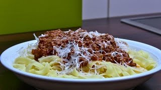 Spaghetti mit HackfleischsaucePasta mit Bolognese SauceTomatensauce für Pasta [upl. by Stilwell]