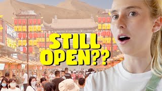 I visited a Chinese food market in a desert DURING A SANDSTORM Never again [upl. by Ynohtnaleahcim]