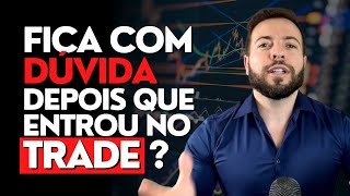 Como lidar com a insegurança quando entrar em um Trade  Live 025 [upl. by Temirf]