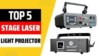 Top 5 Best Stage Laser Light Projector 2024  DJ Laser Light Projector 2024 [upl. by Aicram]