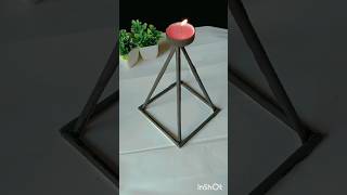 DIY Tealights Candle holder 🕯️😱diy artshortsviral diycrafts youtubepartner [upl. by Salazar]