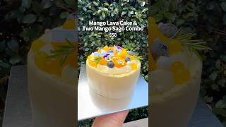 58 MANGO LAVA CAKE amp TWO MANGO SAGO DRINKS brisbane dessert mango [upl. by Jeanelle106]