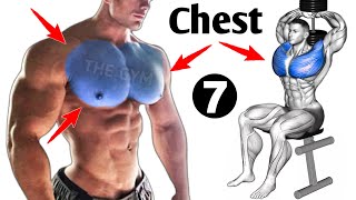 7 Muscle Building Chest Workout At Gym  THE GYM [upl. by Siuoleoj]