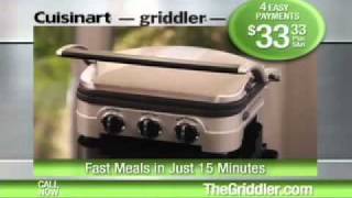 Cusininart Griddler Infomercial second half [upl. by Latsyrcal]