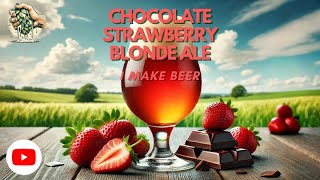 Chocolate Strawberry Blonde Ale [upl. by Nyllewell173]