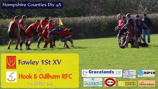 Fawley 1st XV v Hook amp Odiham 2324 Full Match [upl. by Wallache600]