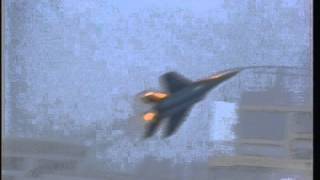 MIG Jet crash RIAT Airshow 1993 Fairford UK [upl. by Adlare69]