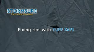 How to Fix Damage and Rips with Stormsure Tuff Tape [upl. by Enailuj386]