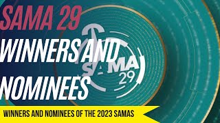 Sama 29 Winners  Full list 2023  South Africa Music Awards  2023 Winners and nominees [upl. by Attenyt]