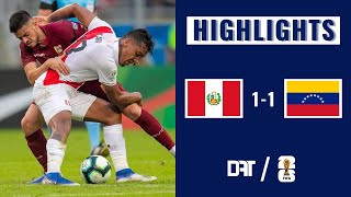 ¡PERÚ y VENEZUELA cerraron la fecha de ELIMINATORIAS con un gran EMPATE HIGHLIGHTS DEPORTES AL TACO [upl. by Buddie]