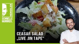 Schnelles Caesar Salad quotLive on Tapequot Rezept von Steffen Henssler [upl. by Torbert]