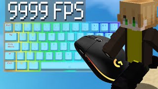 10 Minutes Bedwars ASMR Keyboard amp Mouse Sounds  Hypixel Bedwars [upl. by Beach]