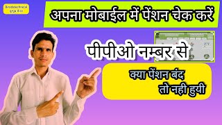 Pension kaise check kare rajasthanvridha pension ka status kaise check kare Rajasthan [upl. by Constant]