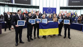 2022 Sakharov Prize awarded to the brave People of Ukraine [upl. by Cassandre562]