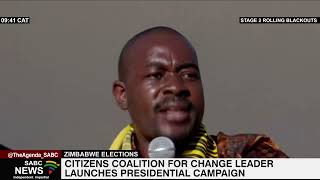 Zimbabwe Elections  Chamisa launches Citizens Coalition for Change presidential campaign [upl. by Catina234]