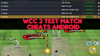 World Cricket Championship 2 Test Match Cheats Android 2017 [upl. by Diaz432]