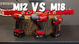 Milwaukee Fail M12 vs M18 Impact Wrenches [upl. by Atsedom496]