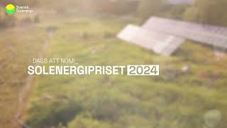 Solenergipriset 2024 [upl. by Bortman979]