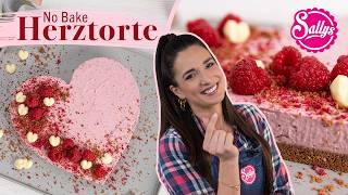 Einfache Himbeer Mousse Torte ohne Backen  Valentinstag  no Bake cake [upl. by Secnarfyram]