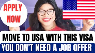 Move To The USA With A Green Card Without A Job Offer From Employers  Best Visa To The USA [upl. by Jone187]