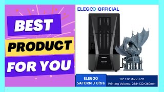 ELEGOO SATURN 3 ULTRA 12K Mono MSLA 3D Printer 10 12K LCD Resin [upl. by Treat231]