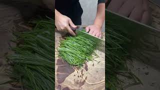 Amazing Green Onions Cutting Skills vegetable vegcarvingart [upl. by Lowery837]