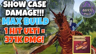 TEST DAMAGE MAX BUILD PET LAVA BLAZEWYRM CHIMERALAND [upl. by Margarette]