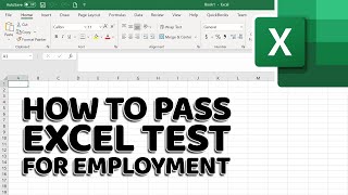 How to Pass Excel Assessment Test For Job Applications  Step by Step Tutorial with XLSX work files [upl. by Zilada]