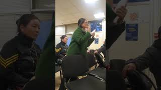 Acha Tenyang in paris awareness politicsupdate tibetan tpie buddhistschool voice exile [upl. by Ahsimak]