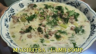 Angelos Mom Makes Magiritsa  Greek Easter Lamb Soup [upl. by Bethany]