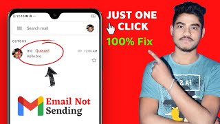 Gmail Queued Problem Unsent mail queued in outbox Fix 2022 how to solve gmail not sending ✉️ emails [upl. by Aihsar]