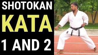 SHOTOKAN KATA 1 AND 2 TAIKYOKU SHODAN TAIKYOKU NIDAN TAIKYOKU SANDAN shotokankata karate kata [upl. by Elwin]