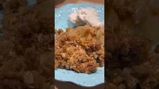 Homemade Apple Crisp Recipe 🍎 shorts [upl. by Onida]