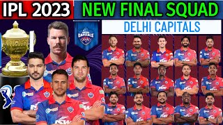 IPL 2023  Delhi Capitals Full amp Final Squad  DC Team Squad 2023  DC Squad 2023 [upl. by Ahsenyt]