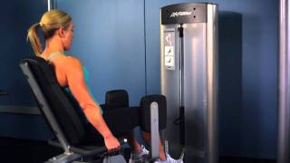 Life Fitness Optima Series Hip Abductor Adductor Instructions [upl. by Bacchus887]