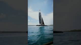 Testing out the new Tfoils 🥵 sailgp [upl. by Helfand]