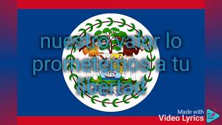 Himno de Belice TIERRA DE LA LIBERTAD subtítulos al español Anthony Portillo [upl. by Soo464]