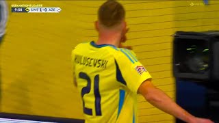 Dejan Kulusevski Goal Sweden vs Azerbaijan 60 All Goals and Extended Highlights [upl. by Clive]