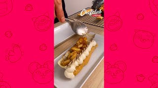 Éclair au chocolat ou beignet à la banane 🍌🍫 2 en 1 pas besoin de choisir SHORTS FOOD [upl. by Alessandro]