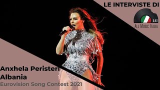 Anxhela Peristeri – Albania Intervista Turquoise Carpet Eurovision Song Contest 2021 [upl. by Cammi295]