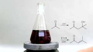 making mesityl oxide  iodine catalyst aldol condensation [upl. by Gristede]