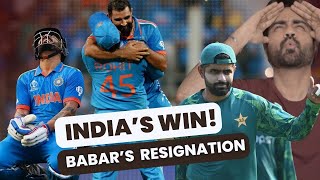 INDIA IN THE FINAL BABAR AZAM RESIGNS as CAPTAIN  CriComedy 249 [upl. by Srednas642]