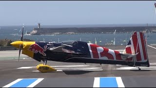 Red Bull Air Race 2017 Porto  Strong Tailwind Landings 17 Kts [upl. by Itsrejk]