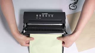 How to Use LifeBasis MT200 Tattoo Stencil Printer [upl. by Barger]