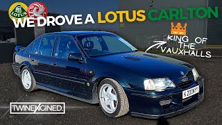 Lotus Carlton Drive amp Review feat V8 Lotus Éclat KING OF THE VAUXHALLS [upl. by Eriha]