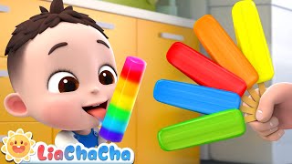 Making Ice Pops Song  Colorful Ice Pops for Kids  LiaChaCha Kids Songs amp Nursery Rhymes [upl. by Bernette268]