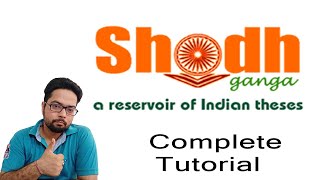 Shodhganga Tutorial  Download Thesis for Free  Download Thesis Free [upl. by Jorey]