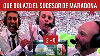 NARRACIÓN de MARTINOLI y DOCTOR GARCIA ARGENTINA 20 MEXICO QATAR 2022 [upl. by Nahej]