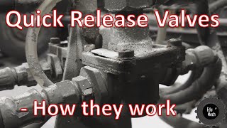 Quick Release Valve  How it works Air Braking systems and Commercial vehicles QRV [upl. by Kissiah]