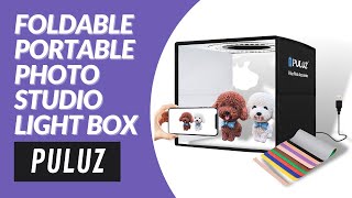 Foldable Portable Photo Studio Light Box by PULUZ [upl. by Nylekcaj]